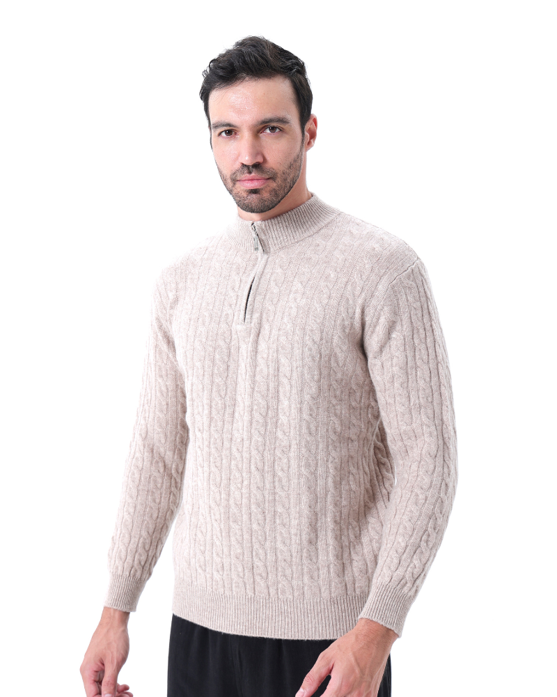 40 RULE™ | Cashmere Half Zip