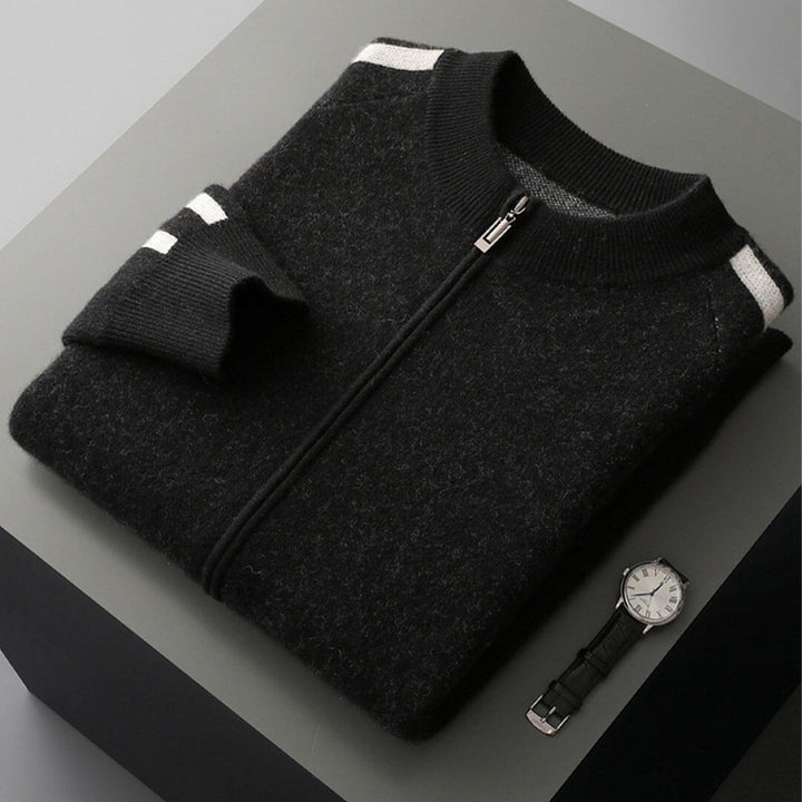 Varenna Cashmere Zip Cardigan