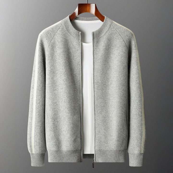 Varenna Cashmere Zip Cardigan
