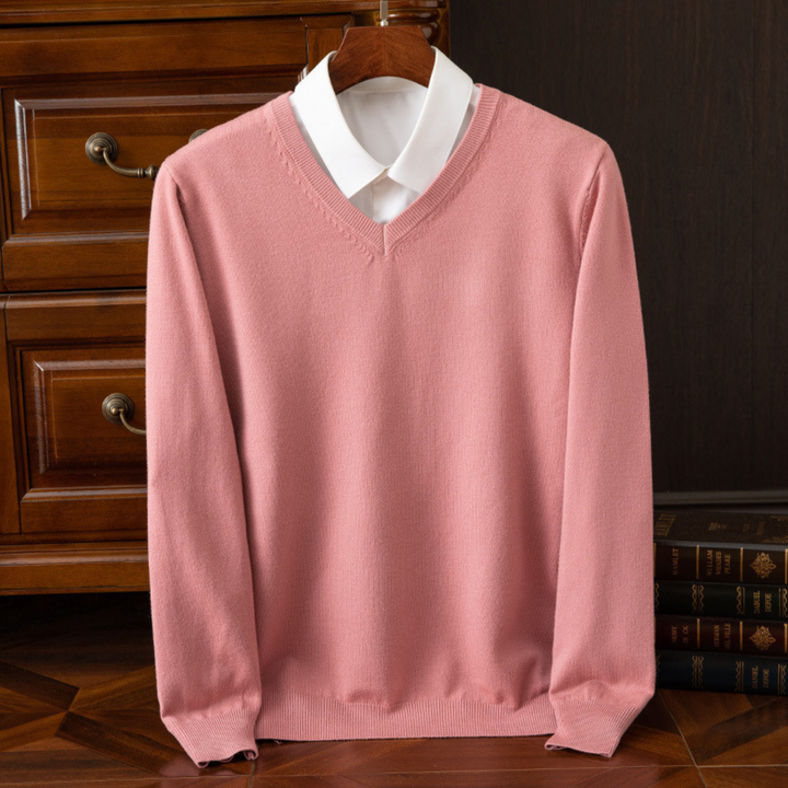 Bexford™ | Pure Cashmere V-Neck Jumper for Men