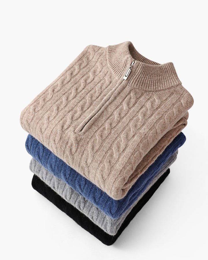 40 RULE™ | Cashmere Half Zip