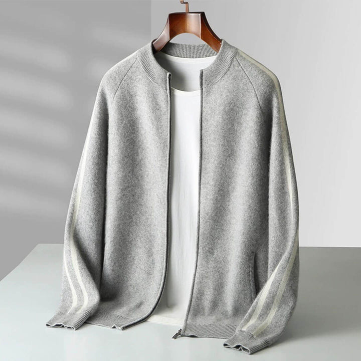 Varenna Cashmere Zip Cardigan