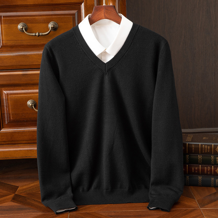 Bexford™ | Pure Cashmere V-Neck Jumper for Men