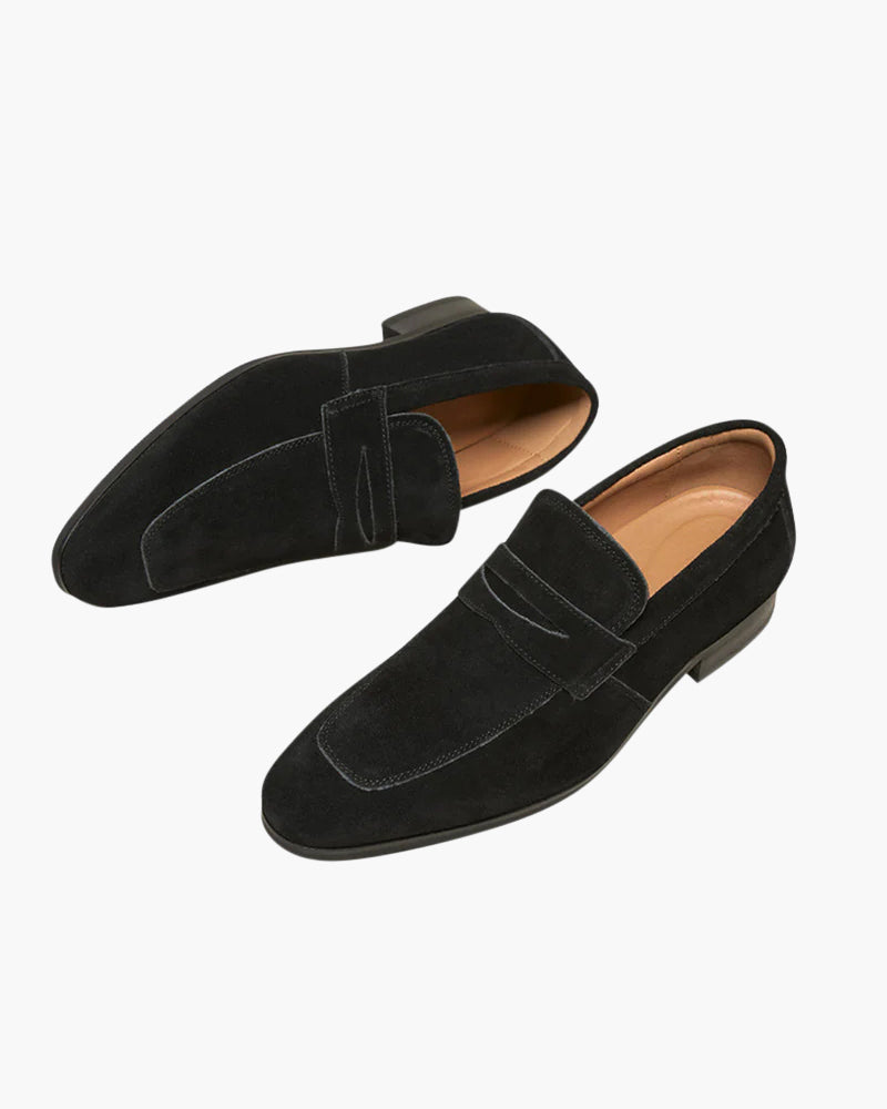 40 RULE™ | Suede Penny Loafers