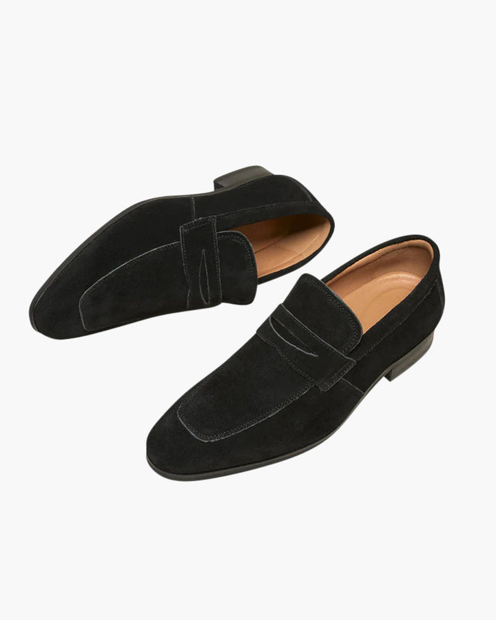40 RULE™ | Suede Penny Loafers