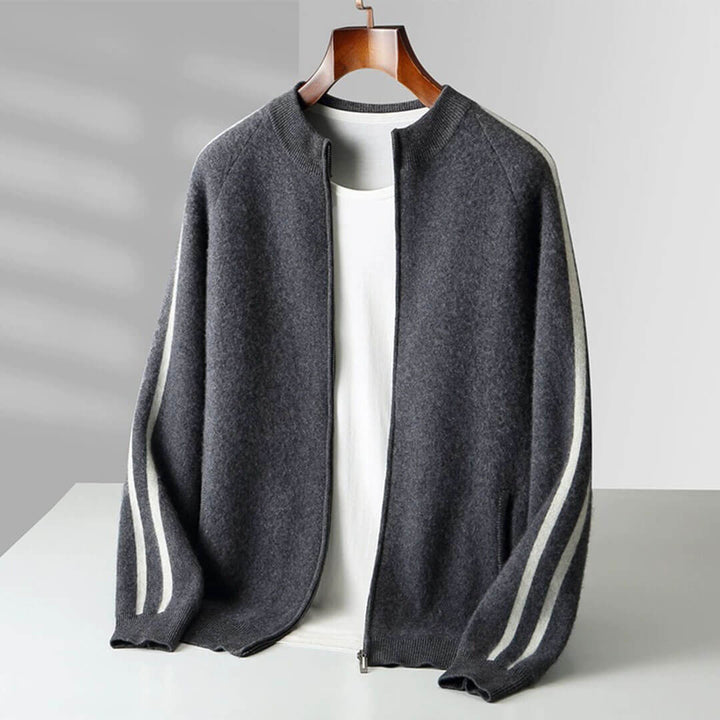 Varenna Cashmere Zip Cardigan