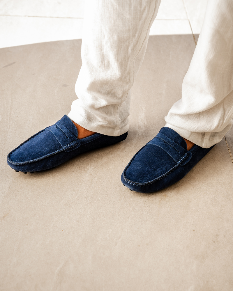 40 RULE™ | Suede Driver Loafers