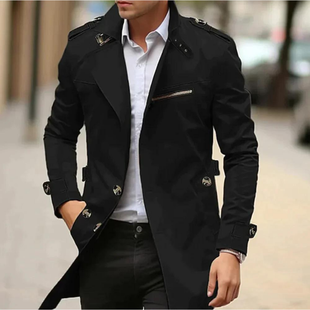 Elegant men's trench coat