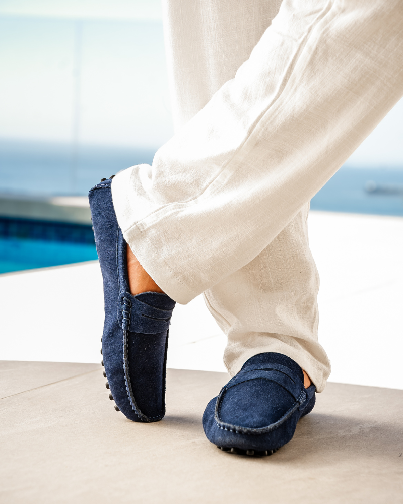 40 RULE™ | Suede Driver Loafers