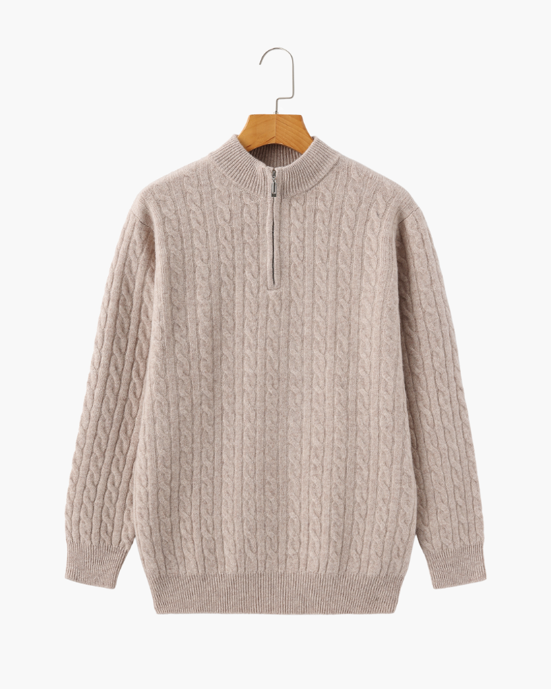 40 RULE™ | Cashmere Half Zip