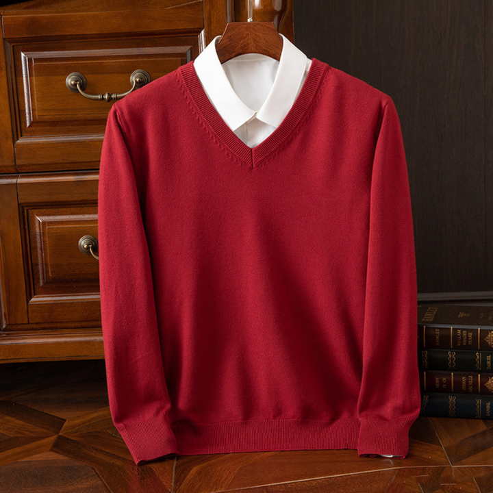 Bexford™ | Pure Cashmere V-Neck Jumper for Men