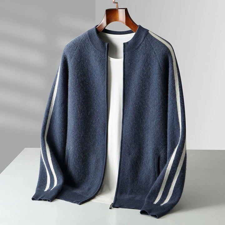Varenna Cashmere Zip Cardigan
