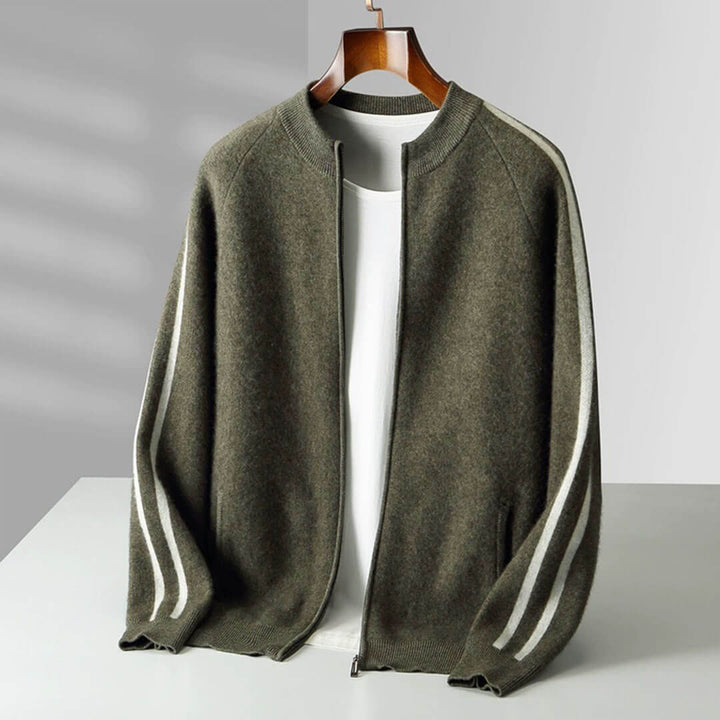 Varenna Cashmere Zip Cardigan