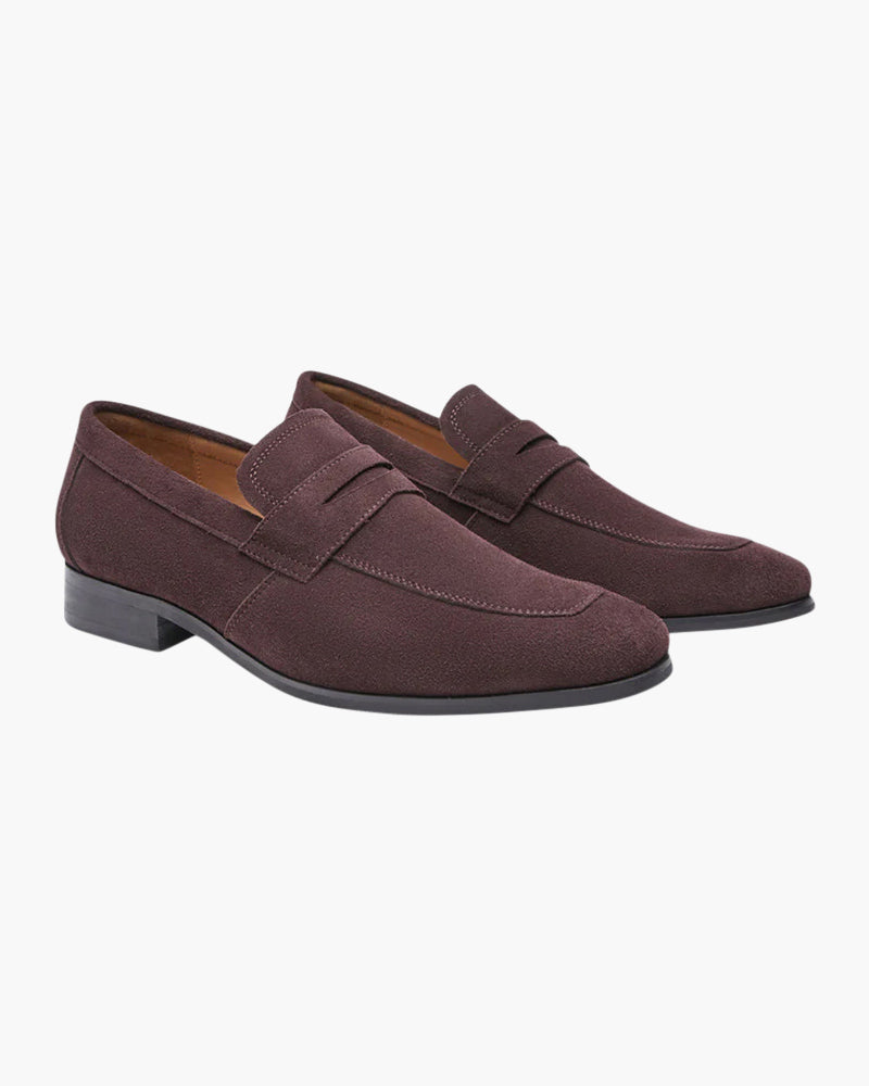 40 RULE™ | Suede Penny Loafers