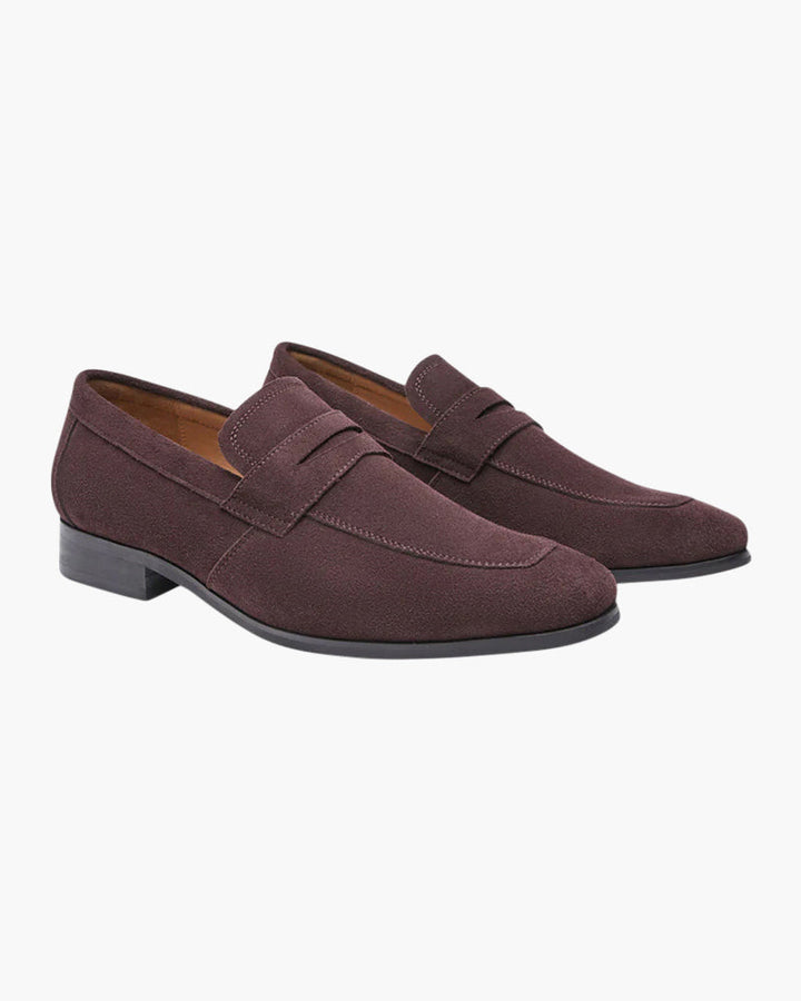 40 RULE™ | Suede Penny Loafers
