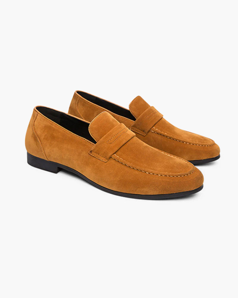 40 RULE™ | Suede Penny Loafers