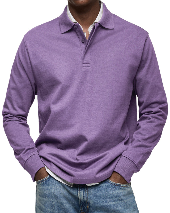MARCONELLI | LUXURY LONG-SLEEVE POLO