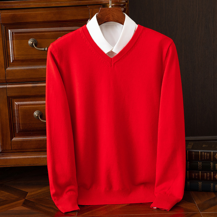 Bexford™ | Pure Cashmere V-Neck Jumper for Men