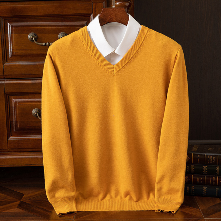 Bexford™ | Pure Cashmere V-Neck Jumper for Men
