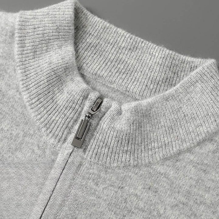 Ravello Cashmere Zip Cardigan