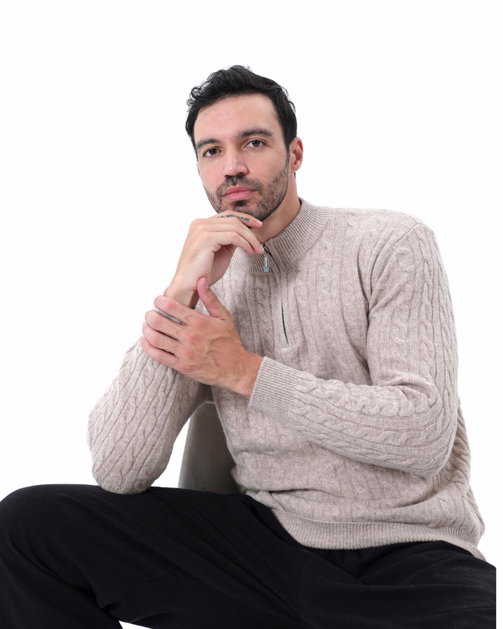 40 RULE™ | Cashmere Half Zip