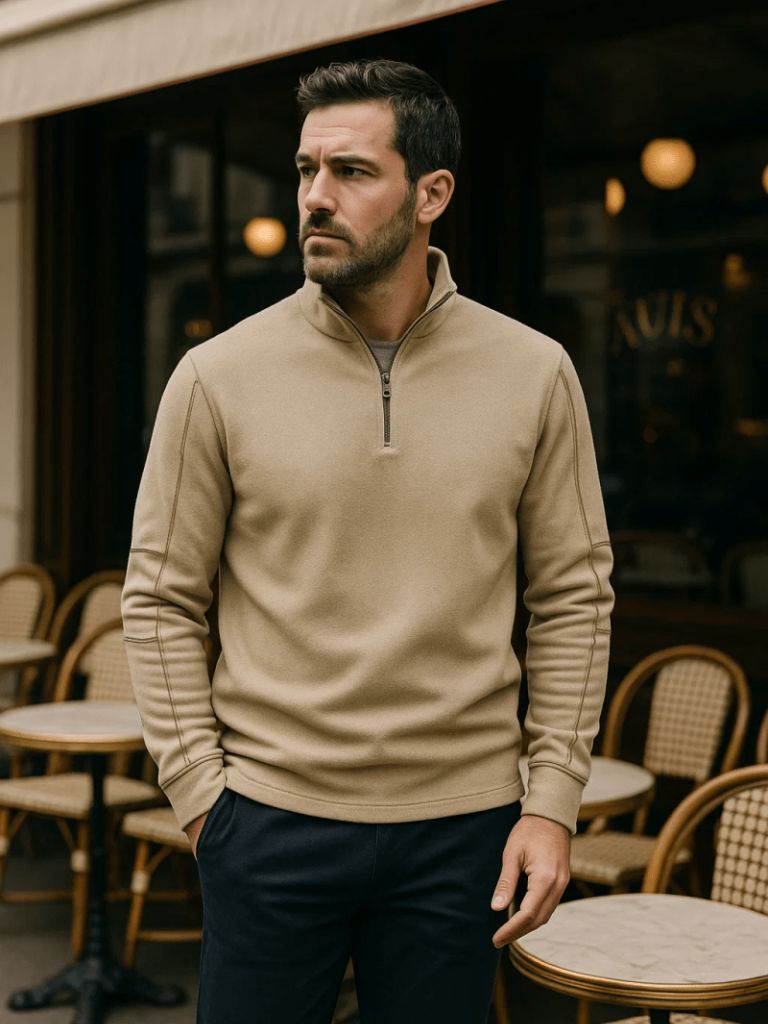 Alpine Quarter-Zip Sweater