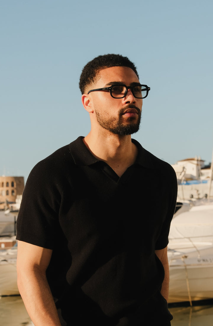 Sirocco sunglasses - Black/Gradient Green