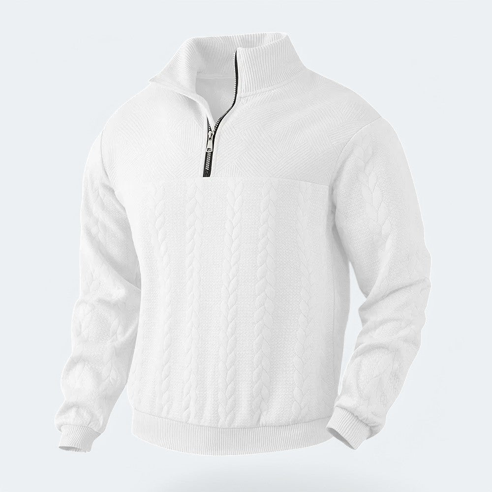 Leonardo Cotton Half Zip