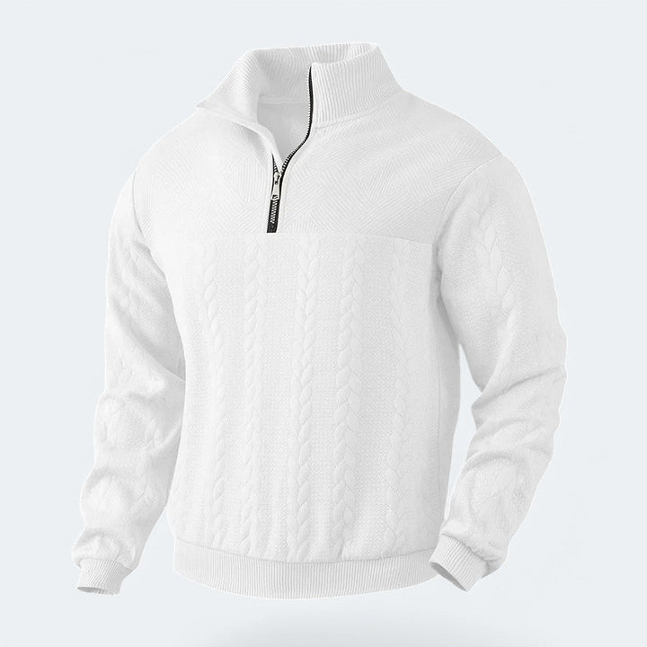 Leonardo Cotton Half Zip