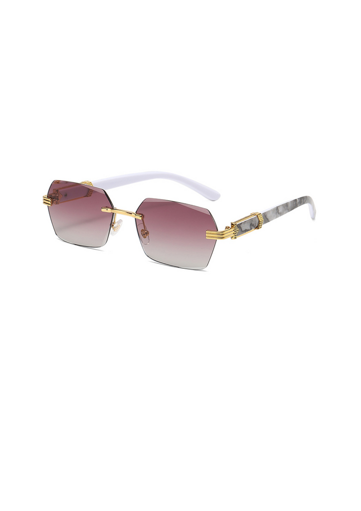 40 RULE™ | White Marble Gold | Blue