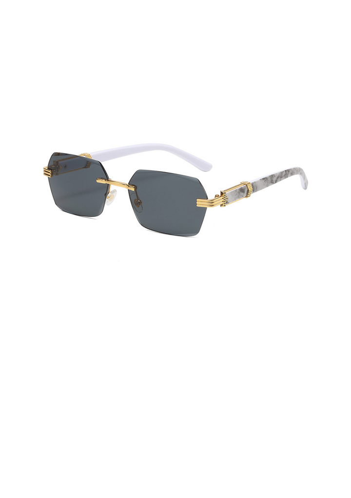 40 RULE™ | White Marble Gold | Blue