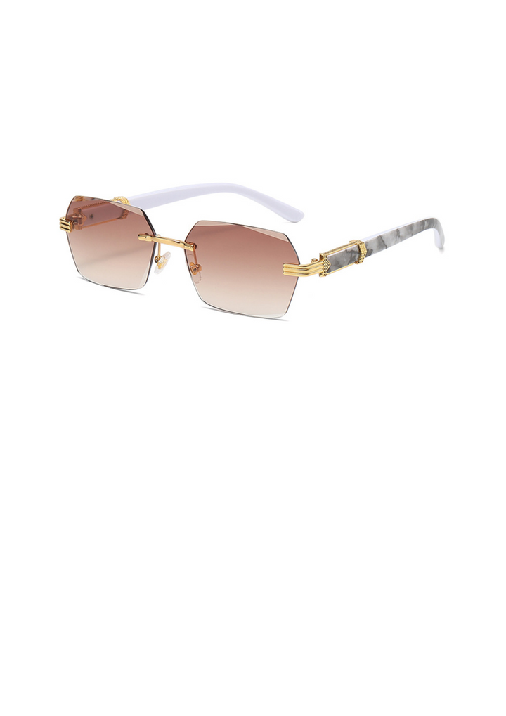 40 RULE™ | White Marble Gold | Blue