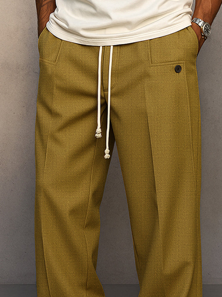 40RULE™ – Elegant drawstring pants with an urban style