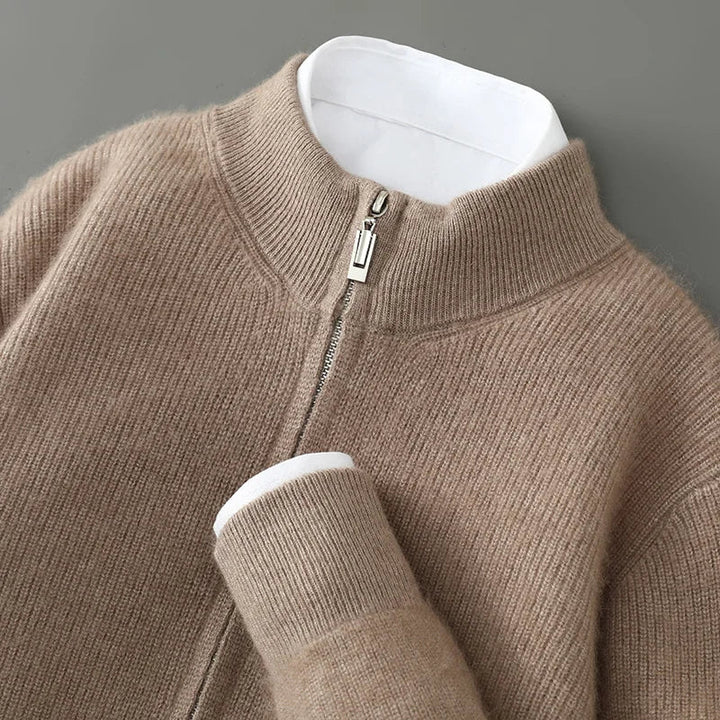 Savoni Cashmere Zip-Up