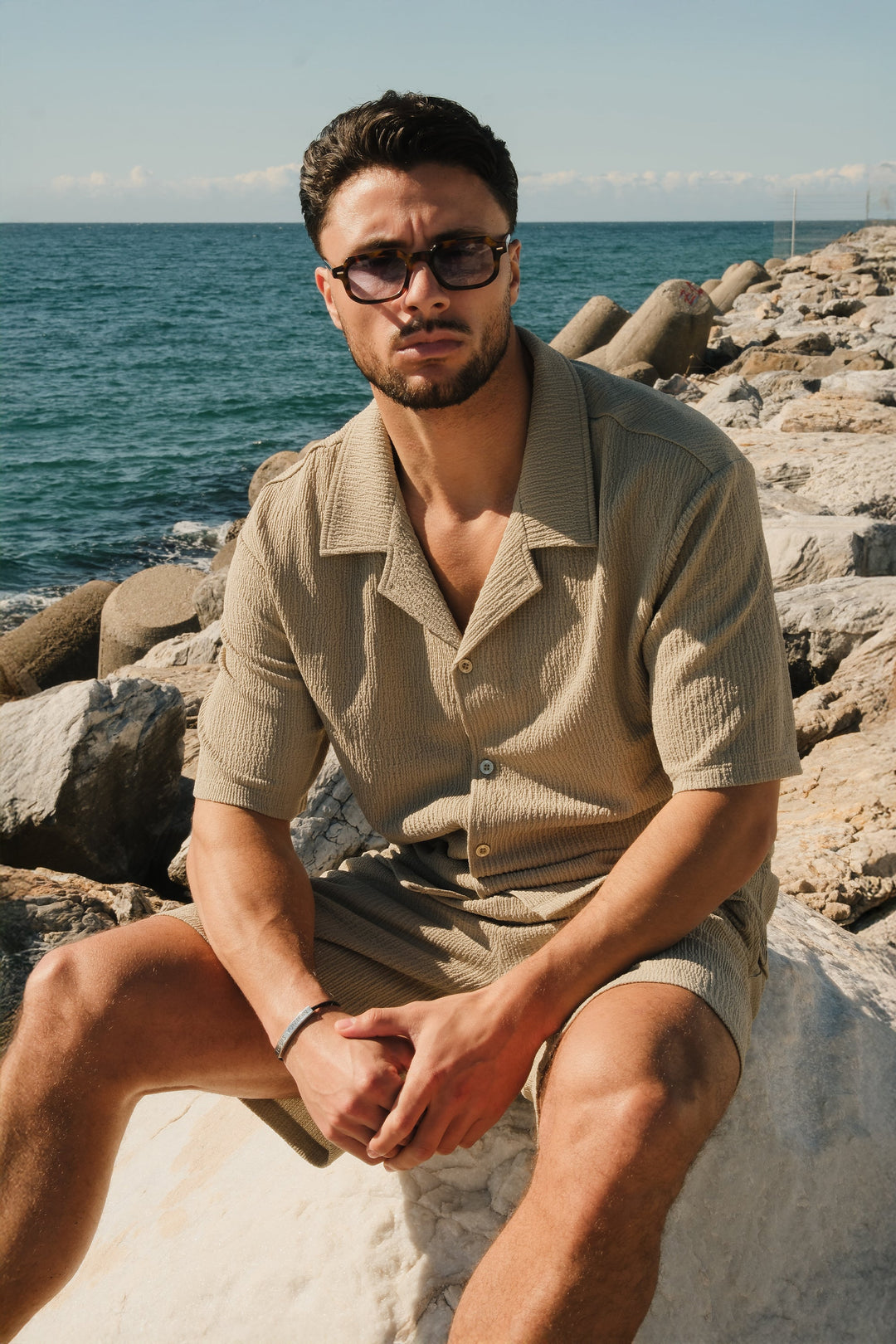 Sirocco sunglasses - Tortoise/Gradient Dark Blue