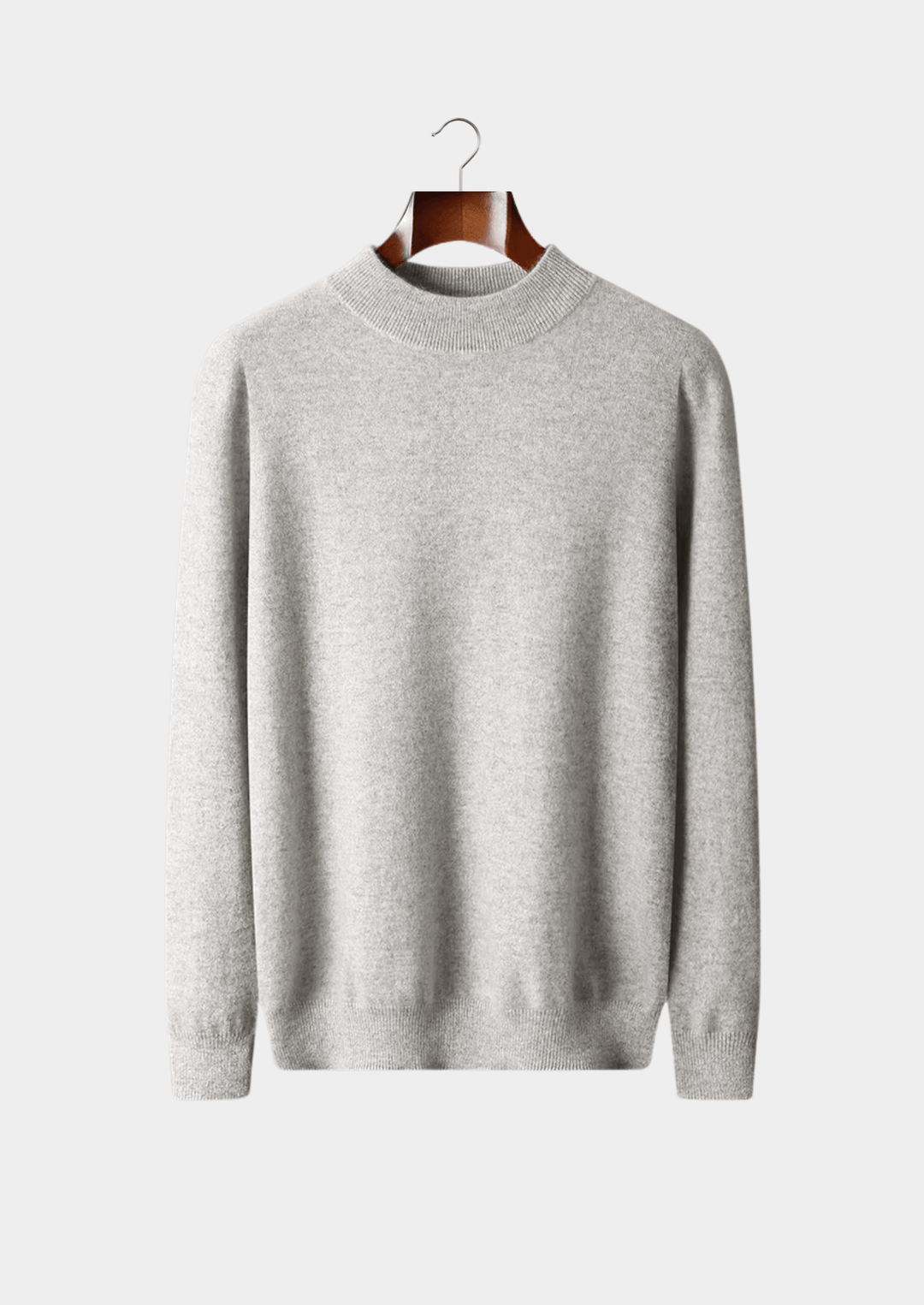 MERINO WOOL CLASSIC MOCKNECK SWEATER