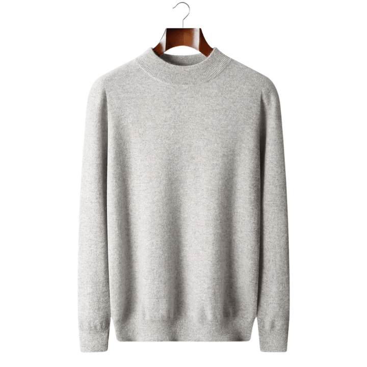 MERINO WOOL CLASSIC MOCKNECK SWEATER
