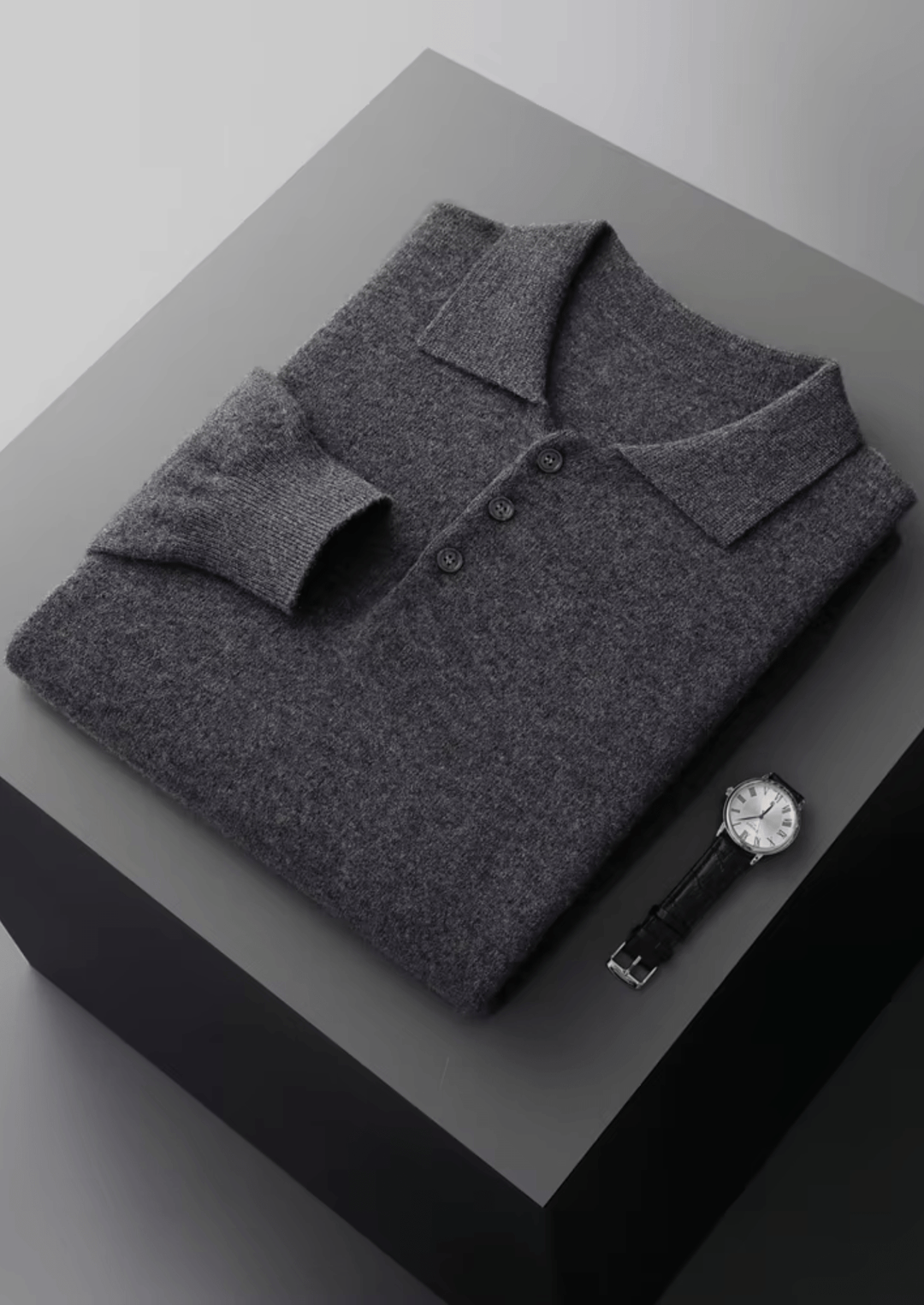 MERINO WOOL CLASSIC SWEATER POLO