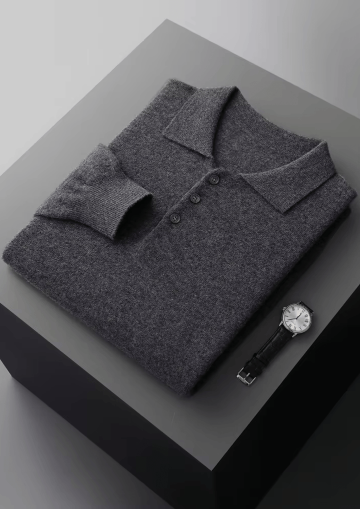 MERINO WOOL CLASSIC SWEATER POLO