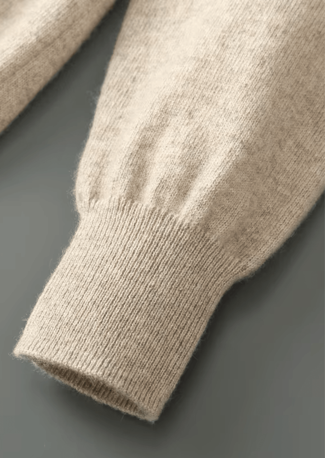 MERINO WOOL COZY HALF ZIP SWEATER
