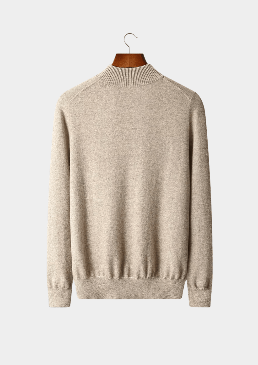 MERINO WOOL COZY HALF ZIP SWEATER
