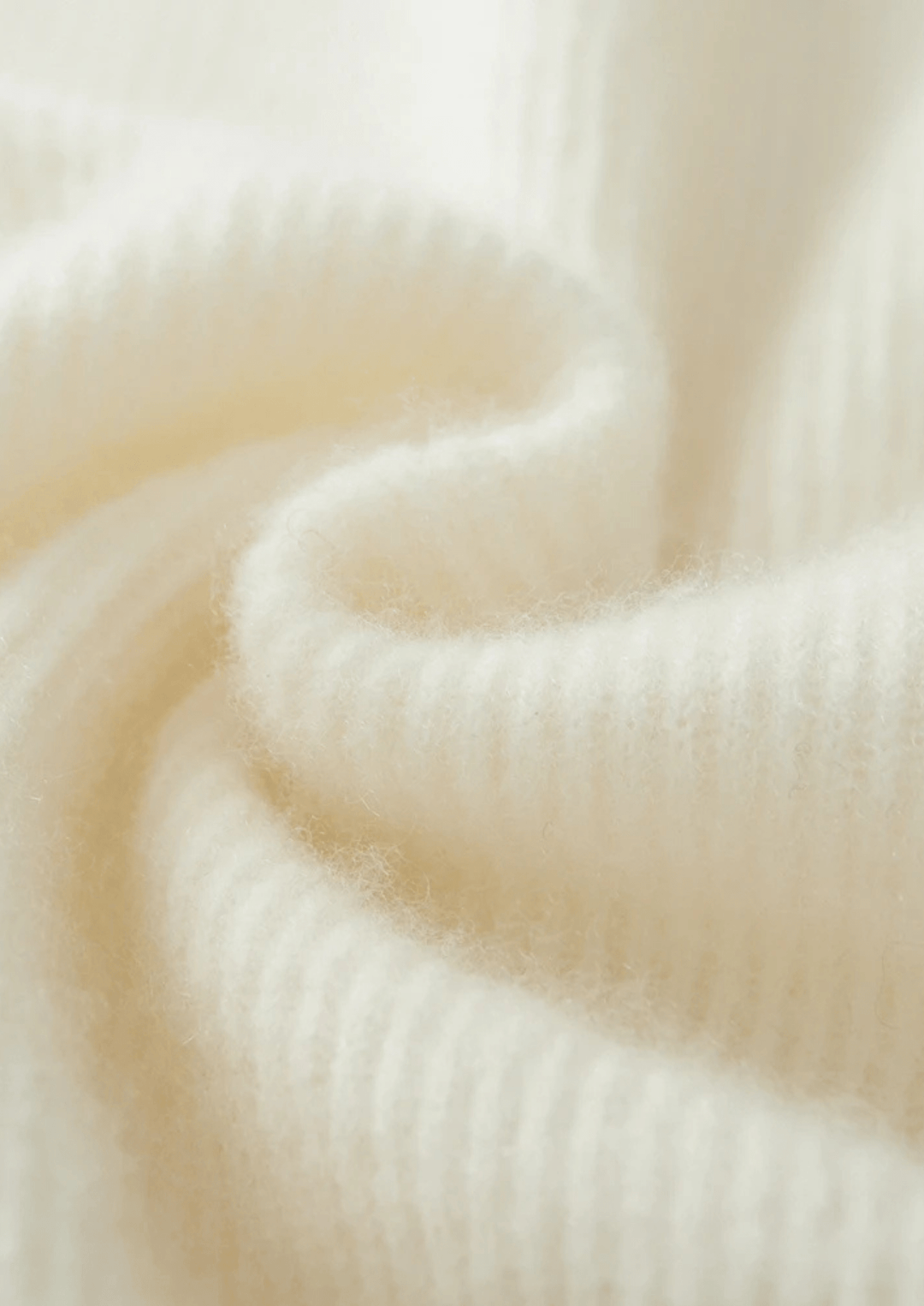 MERINO WOOL RIBBED ZIPPER CARDIGAN