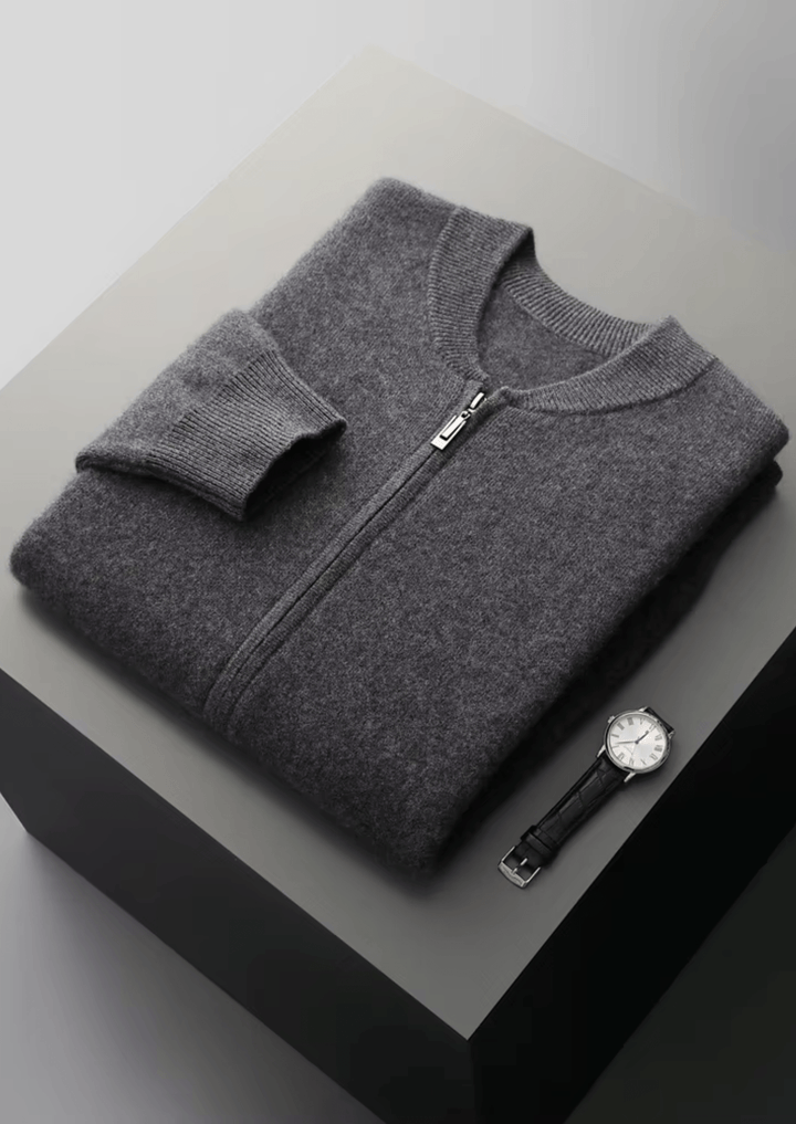 COZY V-NECK MERINO WOOL CARDIGAN