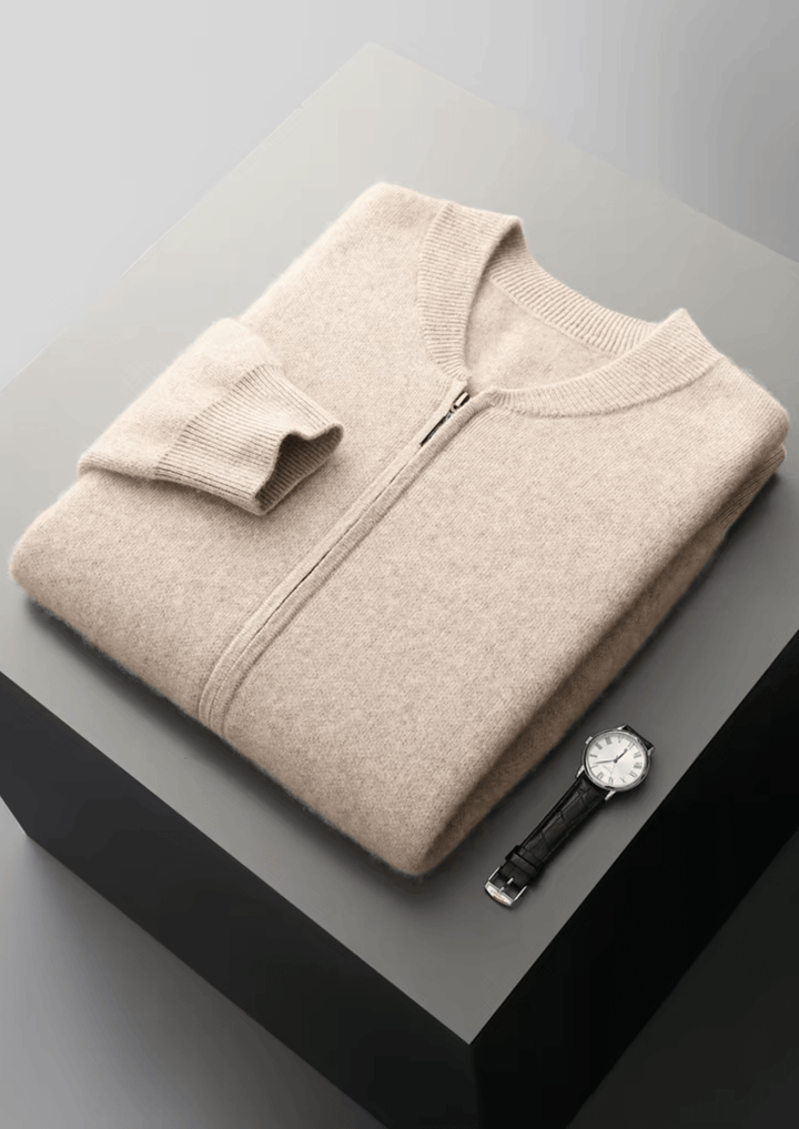 COZY V-NECK MERINO WOOL CARDIGAN